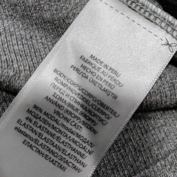 Polo Ralph Lauren Super Light Ribbed Waffle Utility Base Layer Top Gray XL - Picture 10 of 10